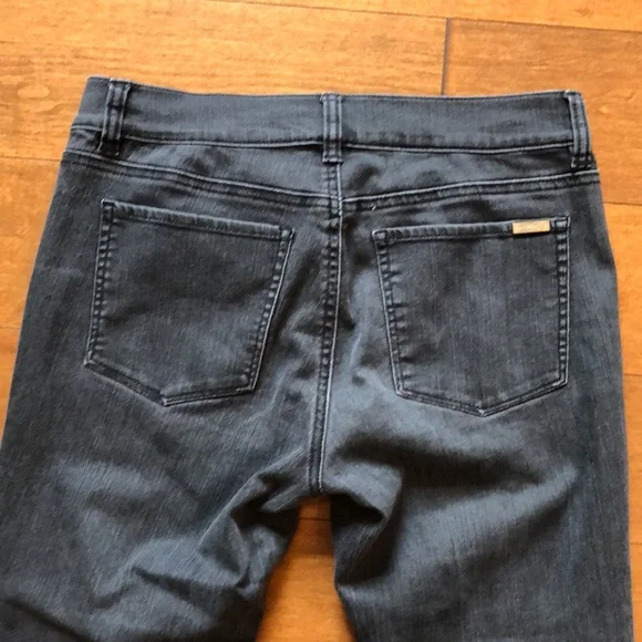 Black Denim Jeans White House Black Market waist 30-32 Short Length - Picture 6 of 15